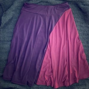 New York and Company - - purple Stretch Skirt